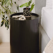 Onyx Storage Side Table