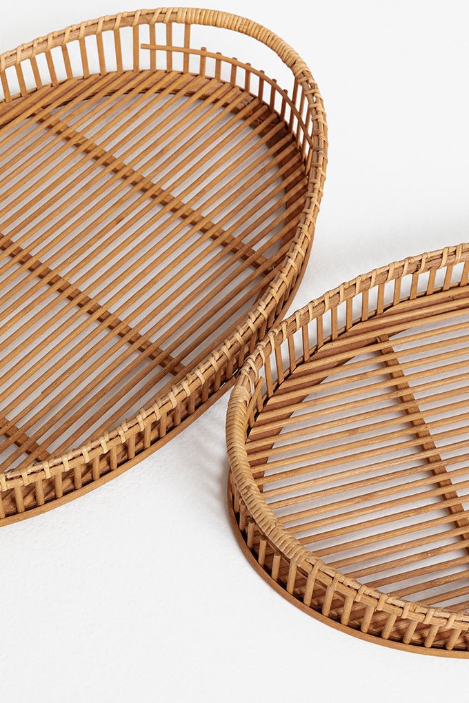 Jolie Bamboo Tray Set